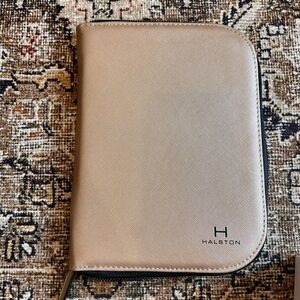 H by Halston Tan Jewelry Case